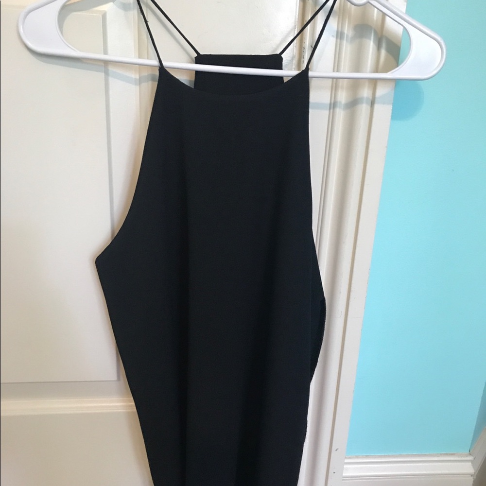 Black tank top